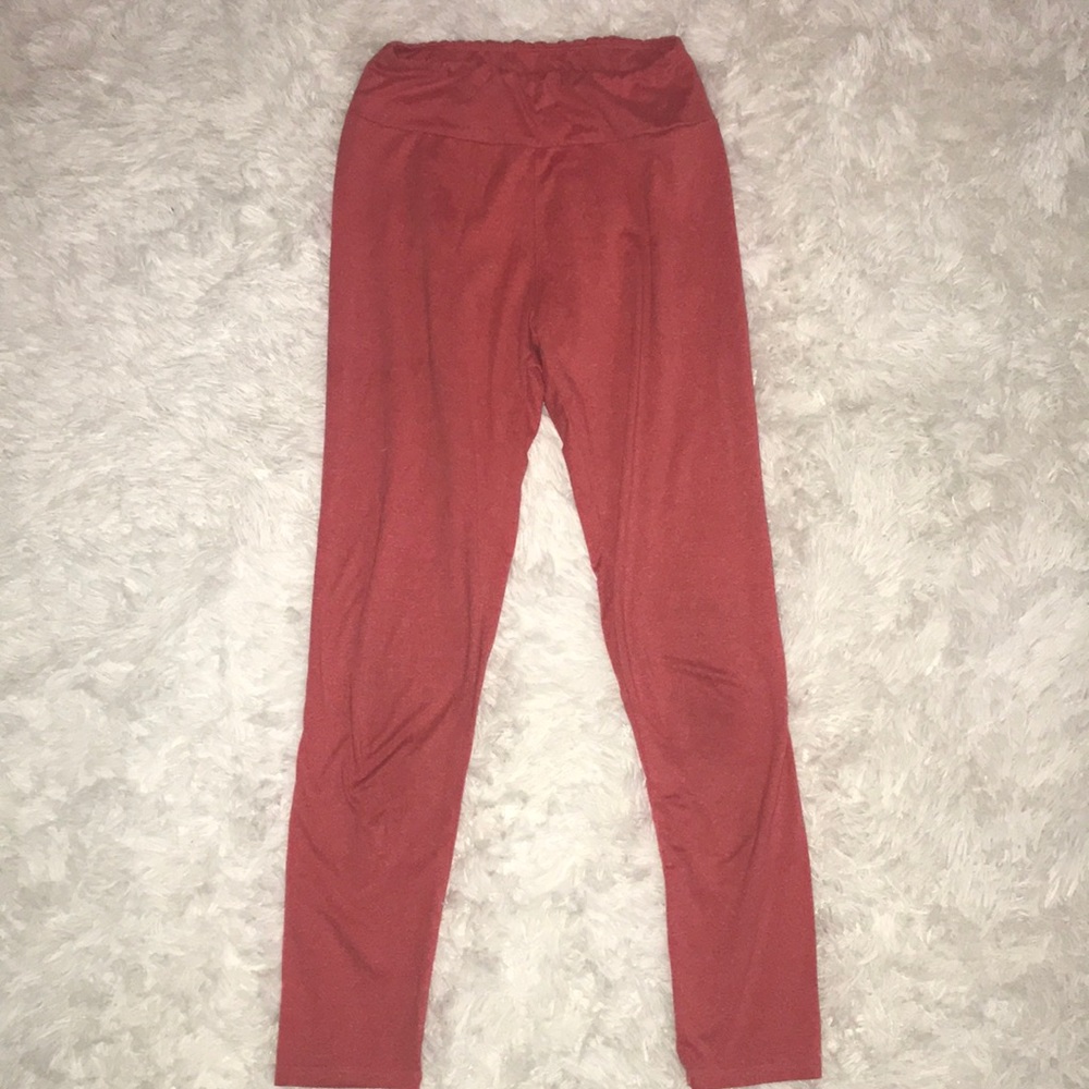 LaLa roe Salmon OS Leggings